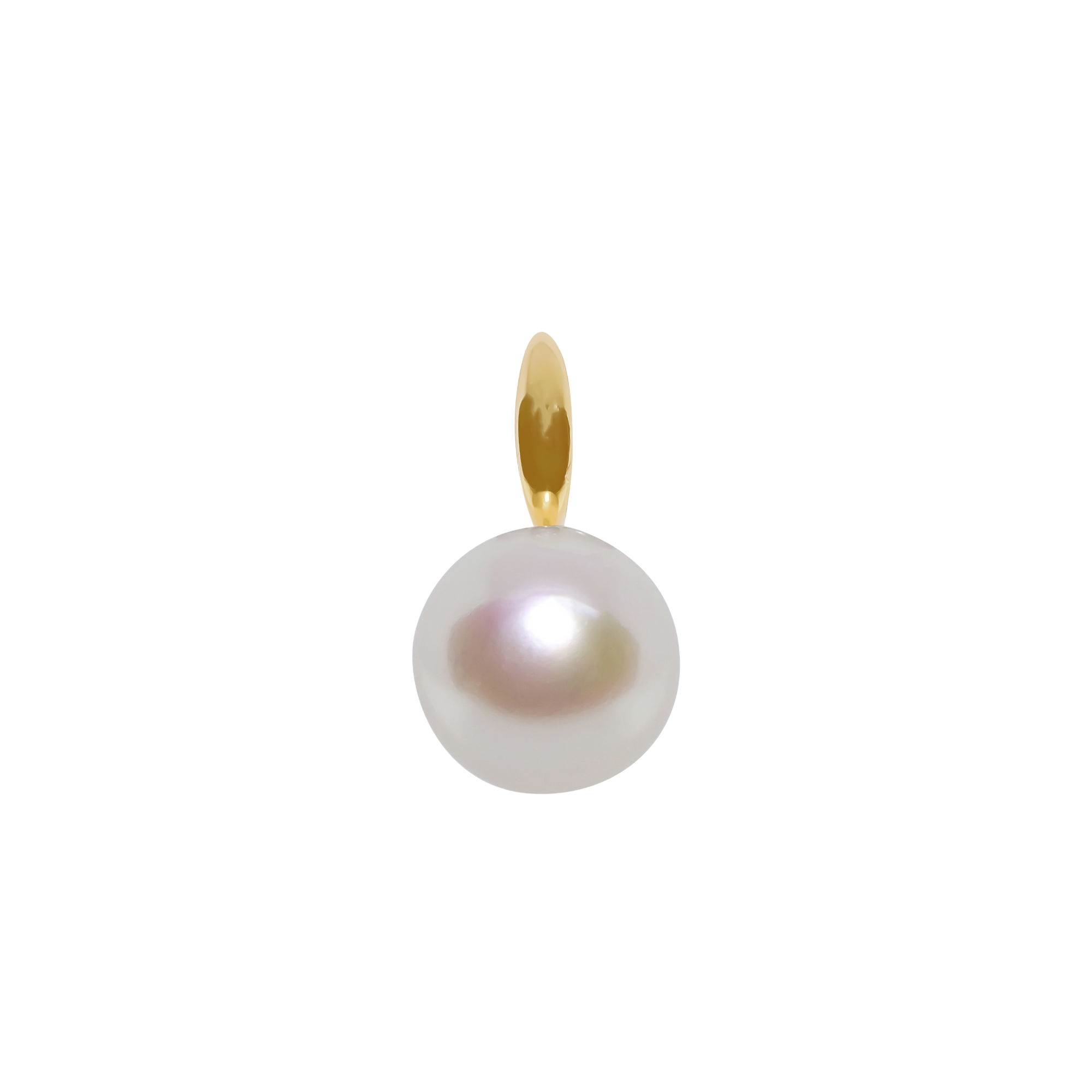 9ct Yellow Gold Freshwater Pearl Drop Pendant Johnmacintyre