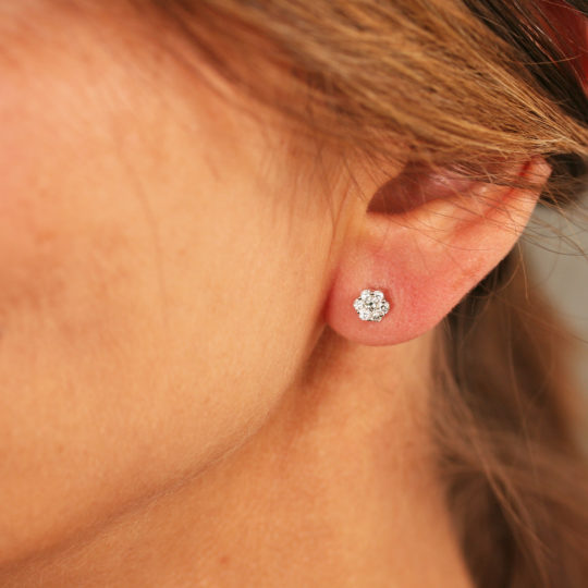 9ct White Gold BELLA Diamond Earrings 0.30ct