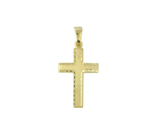 9ct Yellow Gold Cross Pendant
