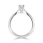 Platinum Emerald Cut Diamond Solitaire Engagement Ring 0.60ct