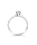 Platinum Marquise Cut Diamond Solitaire Engagement Ring 0.50ct