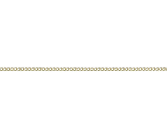 18ct Yellow Gold 16in Curb Chain