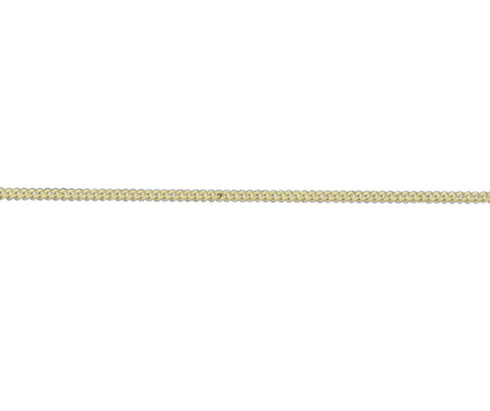 18ct Yellow Gold 18in Filed Curb Chain