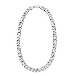 Gents Sterling Silver 20in Heavy Weight Curb Chain