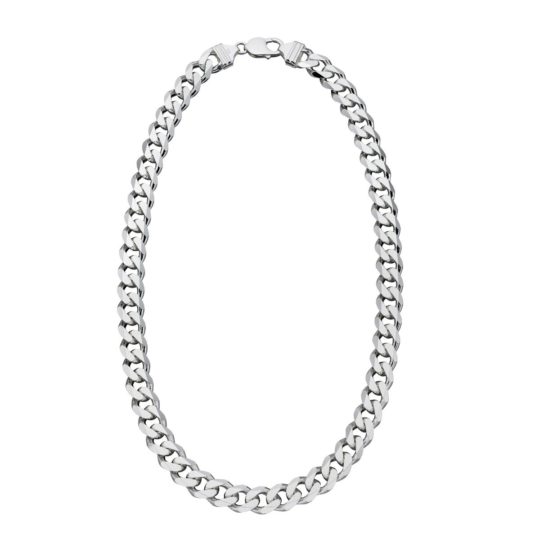 Gents Sterling Silver 20in Heavy Weight Curb Chain