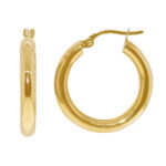 9ct Yellow Gold Hoop Earrings