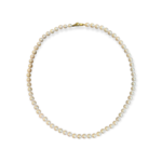 9ct Yellow Gold Cultured Freshwater 16in Pearl Strand