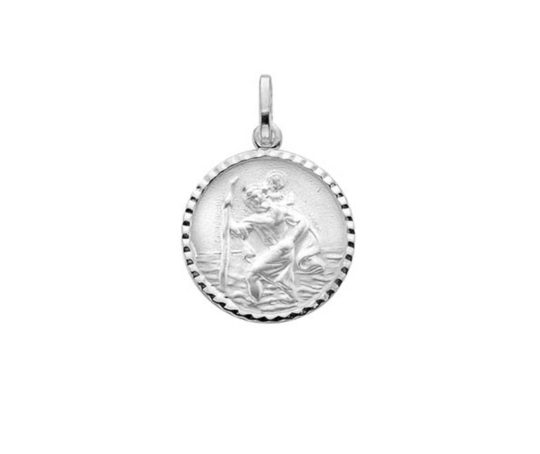 Sterling Silver St Christopher Pendant