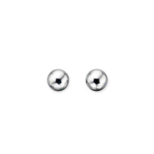 Sterling Silver 6mm Ball Stud Earrings