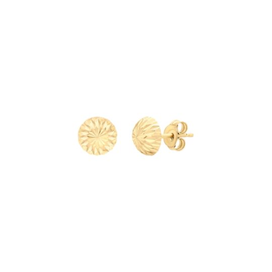 0.33ct Diamond Earrings In 9ct Yellow Gold main image 1
