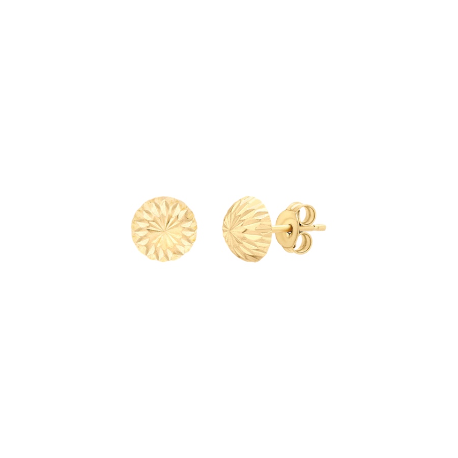 9ct Yellow Gold 0.15ct Diamond Stud Earrings main image 1