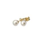 9ct Yellow Gold Freshwater Pearl Stud Earrings