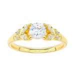 18ct Yellow Gold Brilliant Cut Diamond Engagement Ring 0.57ct