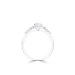 Platinum Brilliant Cut Diamond Engagement Ring 0.72ct