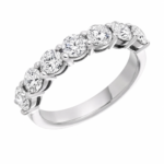 Lab-Grown Platinum Brilliant Cut Diamond Seven Stone Eternity Ring 1.50ct