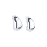 Sterling Silver Mini Half Hoop Stud Earrings