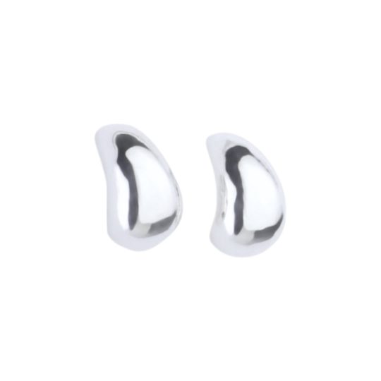Sterling Silver Mini Half Hoop Stud Earrings