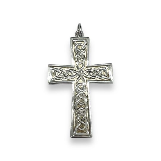 Gents Sterling Silver Celtic Cross