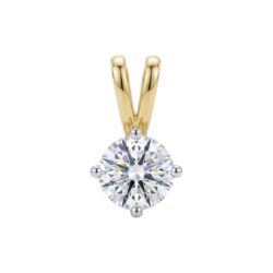 18ct Yellow Gold Brilliant Cut Diamond Pendant 0.60ct