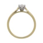18ct Yellow Gold Brilliant Cut Diamond Solitaire Engagement Ring 0.30ct