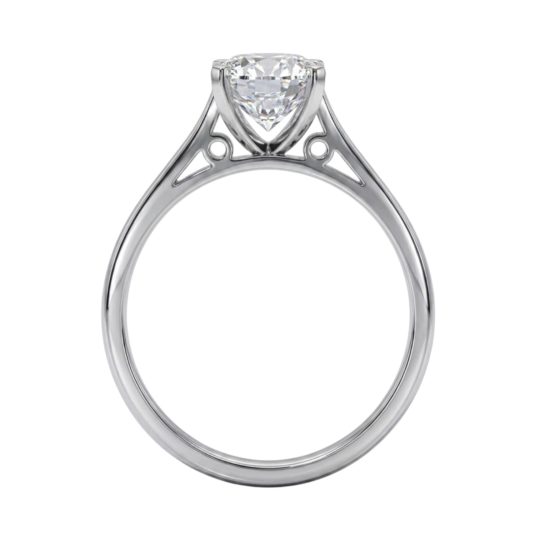 Lab Grown Platinum Brilliant Cut Diamond Solitaire Engagement Ring 1.50ct