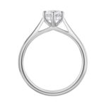 Lab Grown Platinum Brilliant Cut Diamond Solitaire Engagement Ring 1.00ct