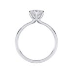 Lab Grown Platinum Brilliant Cut Diamond Solitaire Engagement Ring 2.00ct