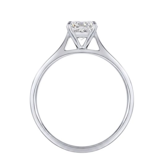 Lab Grown Platinum Brilliant Cut Diamond Solitaire Engagement Ring 2.00ct