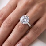 Lab Grown Platinum Brilliant Cut Diamond Solitaire Engagement Ring 4.00ct