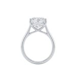Lab Grown Platinum Brilliant Cut Diamond Solitaire Engagement Ring 4.00ct