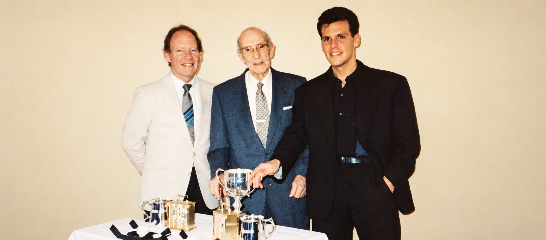 Three generations of the Macintyre family at John Macintyre & Son in Glasgow