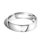 18ct White Gold 6mm Classic Court Wedding Ring