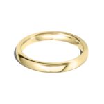 9ct Yellow Gold 3mm Classic Court Wedding Ring