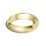 9ct Yellow Gold 5mm D Shape Wedding Ring