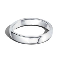 9ct White Gold 4mm Classic Court Wedding Ring