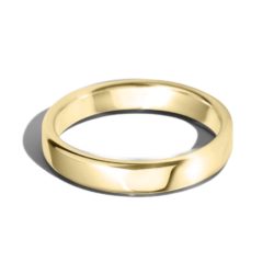 9ct Yellow Gold 4mm Classic Court Wedding Ring