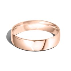 18ct Rose Gold 5mm Lightweight Court Wedding Ring