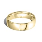 9ct Yellow Gold 6mm Lightweight Court Wedding Ring