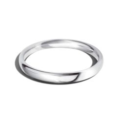Platinum 950 2.5mm Lightweight Court Wedding Ring