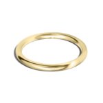 18ct Yellow Gold 2mm Classic Court Wedding Ring