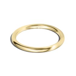 18ct Yellow Gold 2mm Classic Court Wedding Ring