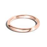 9ct Rose Gold 2.5mm Classic Court Wedding Ring