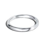 9ct White Gold 2.5mm Classic Court Wedding Ring