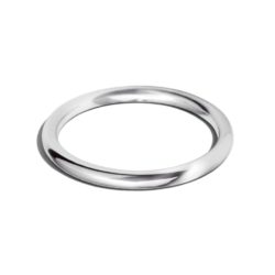 9ct White Gold 2mm Classic Court Wedding Ring